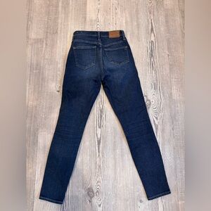 Madewell Dark Blue Skinny Jeans